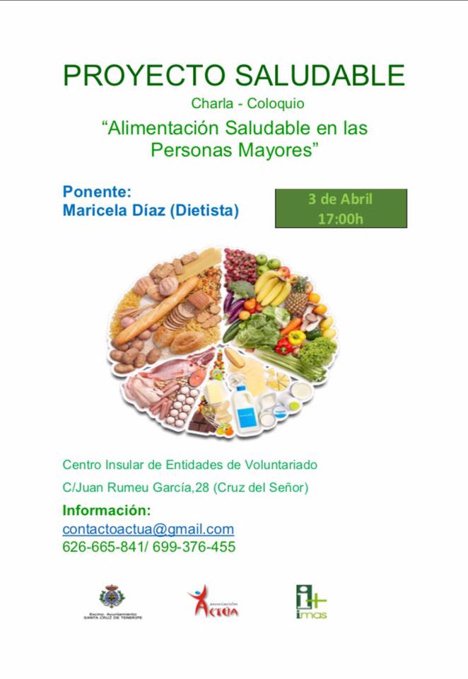 Charla-Coloquio «Alimentación saludable en las Personas Mayores»