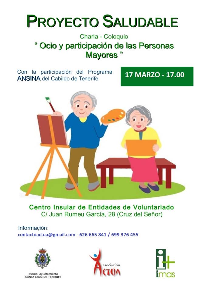 Charla-Coloquio: «Ocio y Participación de las Personas Mayores»