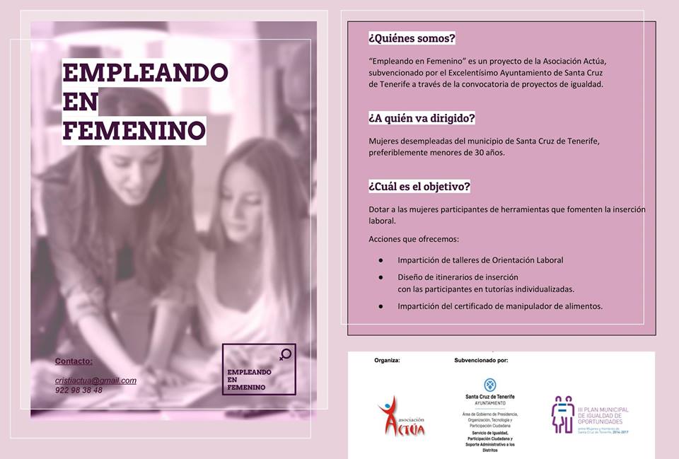 Proyecto «Empleando en Femenino»