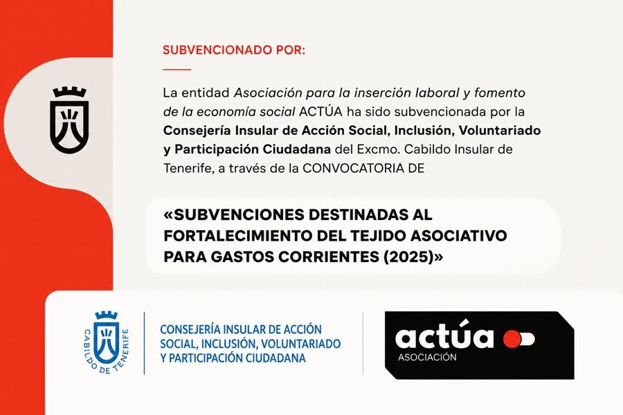 Subvención de gastos inventariables: impulso para el trabajo social y comunitario