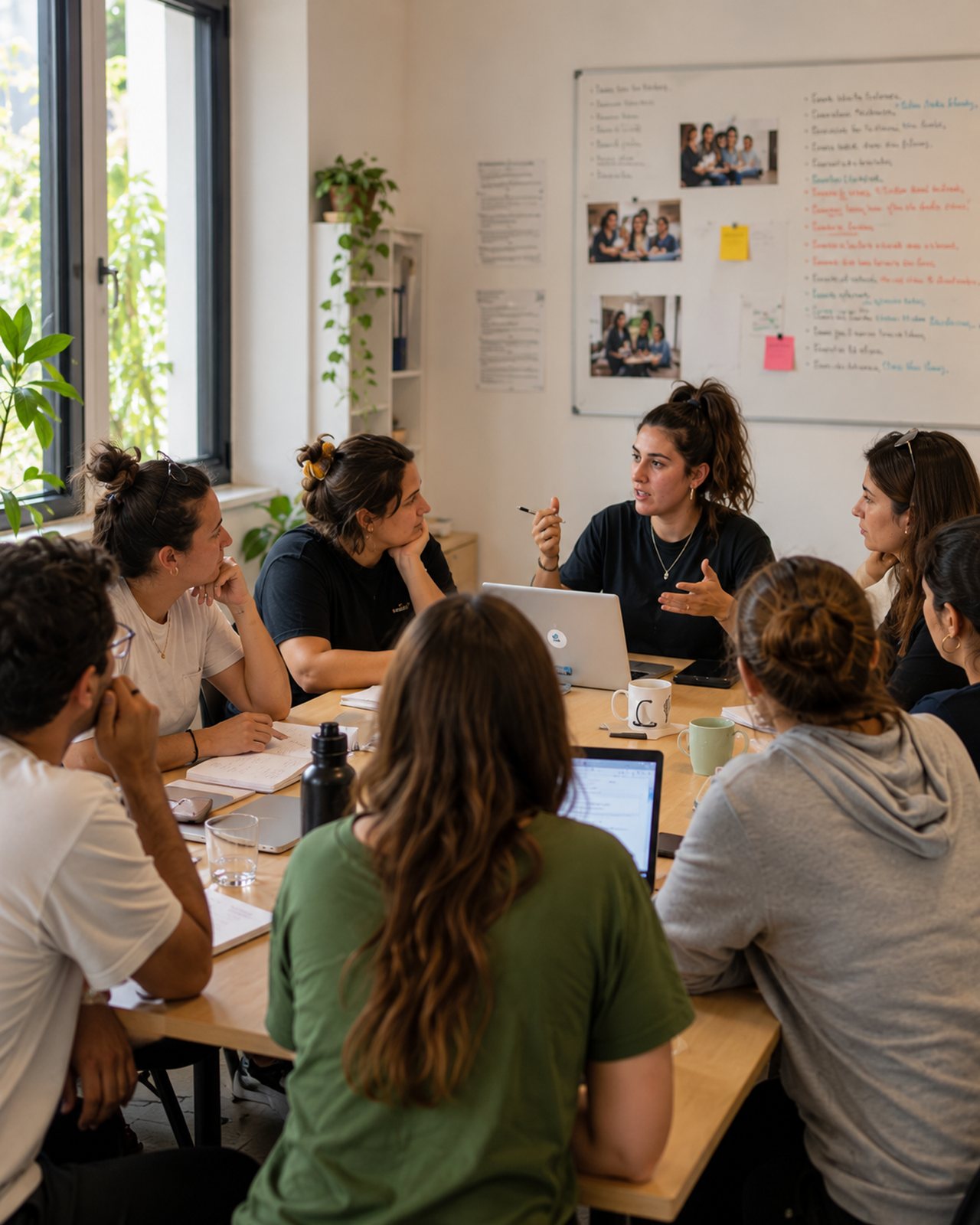 Reunión del equipo de la Asociación Actúa